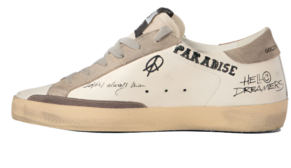 Golden Goose Super Star White Taupe Cinder (MEN)