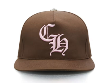 Chrome Hearts Chrome Hearts CH Baseball Hat Brown/Pink