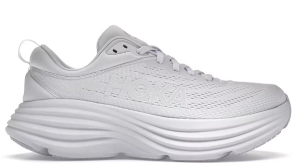 Hoka One One Bondi 8 Triple White (Women's)