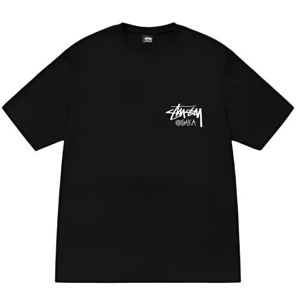 トップス BASIC STUSSY CREW BLACK XL Stussy Basic Crewneck Sweatshirt - Black / Grey | Flatspot