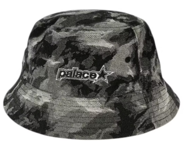 帽子 PALACE x NEEDLES Denim Bucket Hat \"Black インディゴ PALACE NEEDLES Denim Bucket Hat - メルカリ