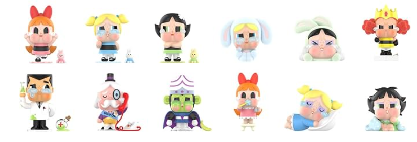 POP MART CRYBABY x Powerpuff Girls Series Blind Box