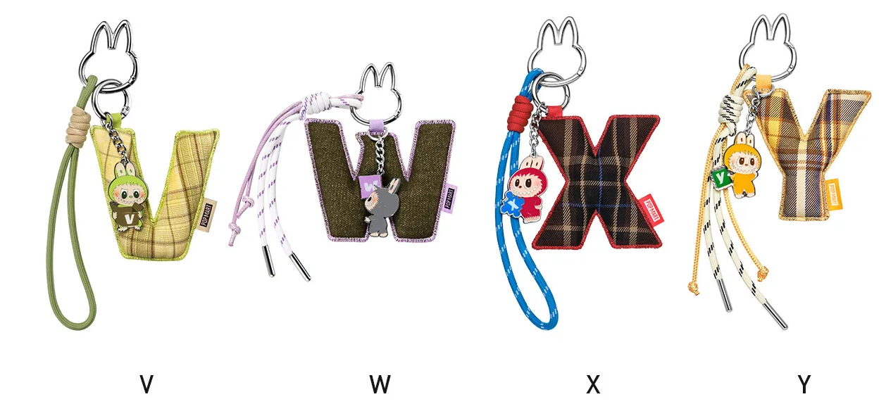 The Monsters Labubu Pin for Love Series- Letter Pendant Blind Box (N-Z) (Sold per piece)