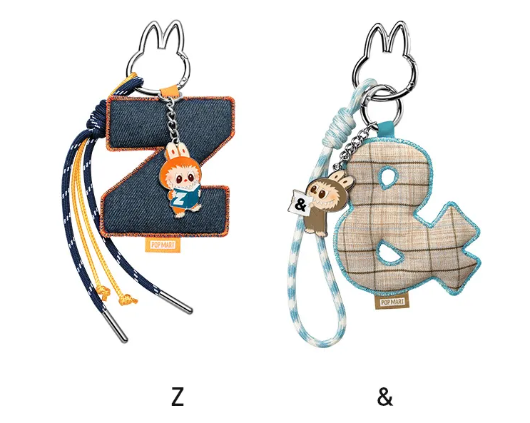 The Monsters Labubu Pin for Love Series- Letter Pendant Blind Box (N-Z) (Sold per piece)