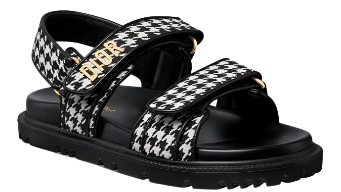 Dior Dioract Sandal White Black