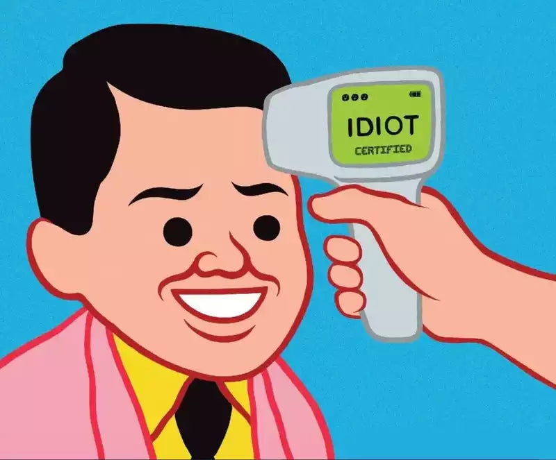 Joan Cornellà Idiot Print, 2023 (Signed/Numbered) (Framed)