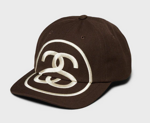 Stüssy Big Link Low Pro Cap in Brown