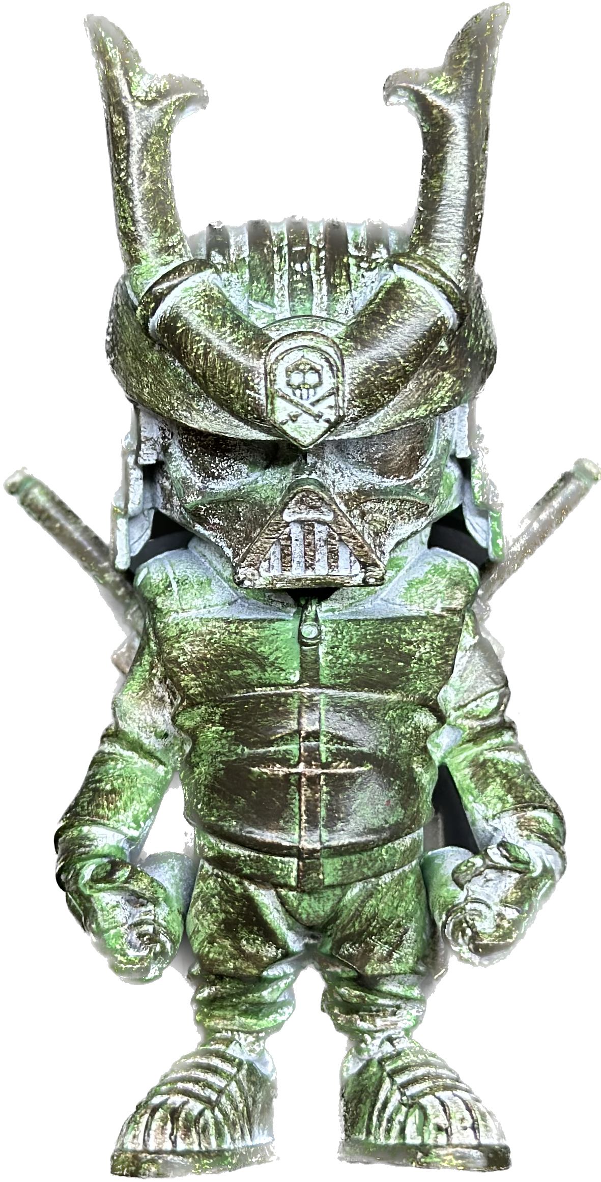 Ghost of Kurosawa in Metal by QUICCS x Danil Yad x Flabslab Patina Alloy 3"