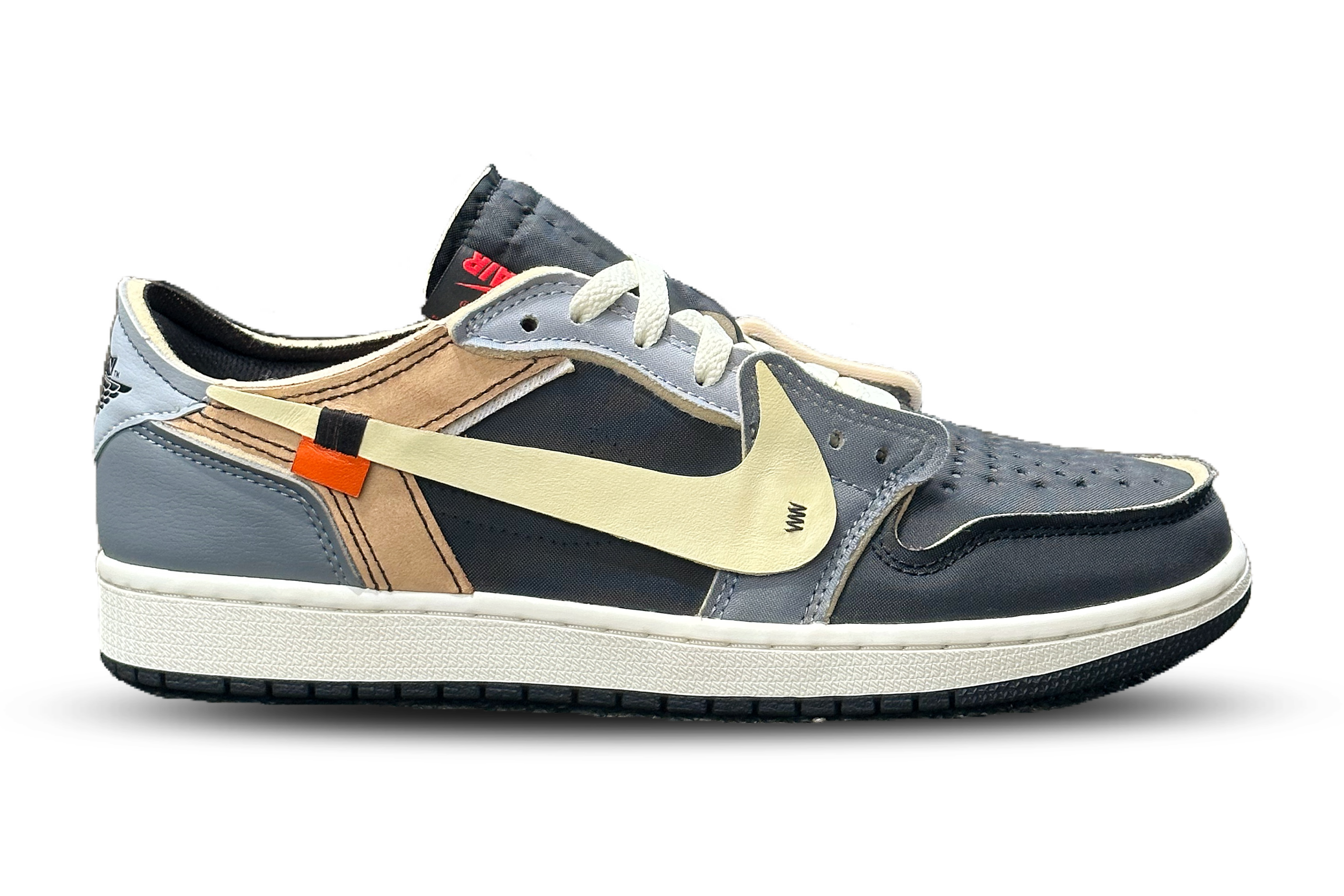 Jordan Low OG EX 'Off-White Inspired' Black Smoke Grey