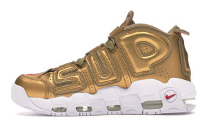 Nike Air More Uptempo Supreme Suptempo Gold