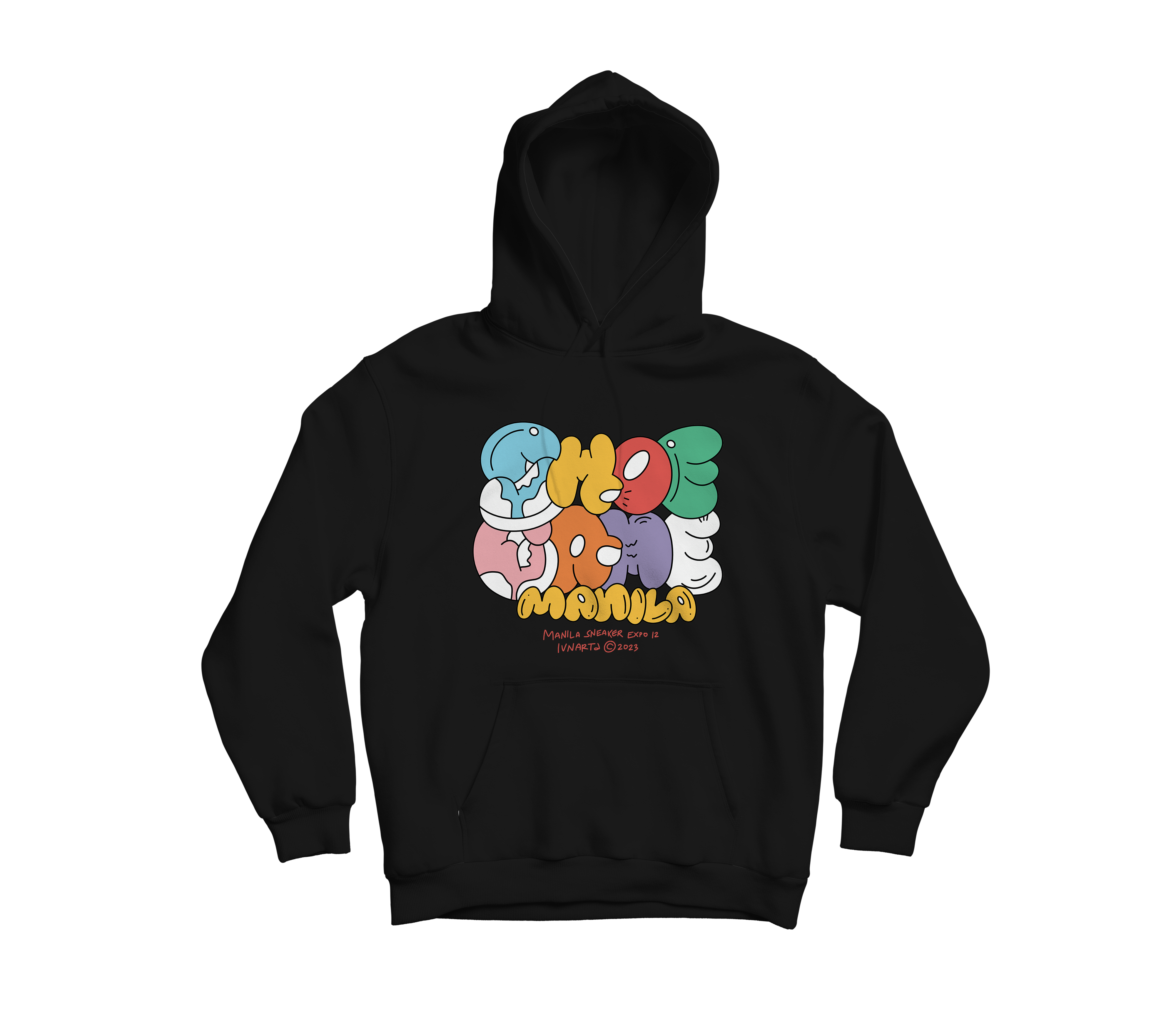 SGM 'Doodle' by Ivnarts HOODIE BLACK