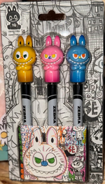 Load image into Gallery viewer, Pop Mart x Kasing Lung The Monsters 10th Anniversary Marker Set (3-Pack-Limited)
