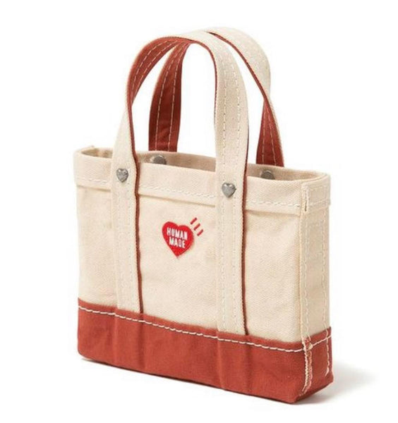 Human Made Heavy Canvas Mini Shoulder Tote Bag Orange