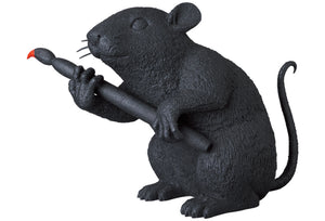 Banksy Love Rat Black Gesso