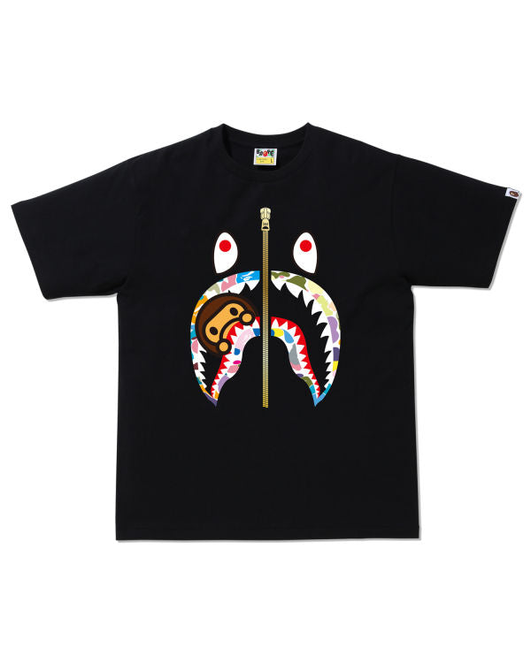 Bape Multi Camo Milo Shark tee