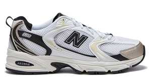 New Balance 530 White Light Gold Metallic