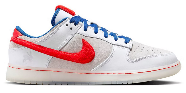 Nike Dunk Low Retro PRMYear of the Rabbit White Crimson Varsity Royal