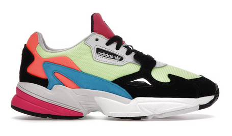 Athletic Shoes Adidas Falcon Black Multicolor Falcon Sneaker