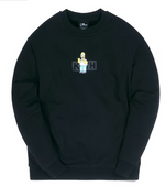 Load image into Gallery viewer, Kith x The Simpsons Homer Box Logo Crewneck Black
