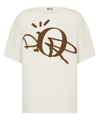 Dior x CACTUS JACK Oversized T-shirt White/Brown
