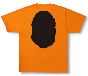 BAPE Bicolor Big Ape Head Tee (SS22) Orange