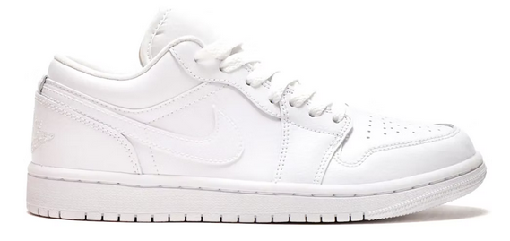 Jordan 1 Low Triple White (2022) (W)