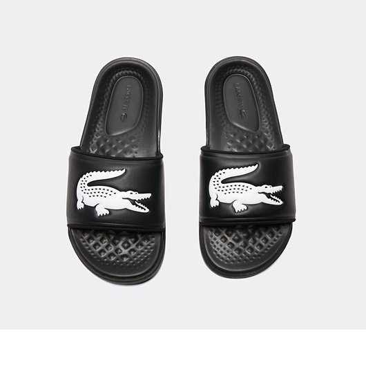 Lacoste Croco Dualiste 0922 BLACK/WHITE Synthetic