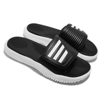 Load image into Gallery viewer, adidas Alpha BOUNCE Slide Black White Men Sports Sandals Slippers
