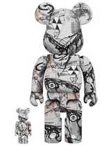 Load image into Gallery viewer, Bearbrick Hiroki Tsukuda 100% &amp; 400% Set
