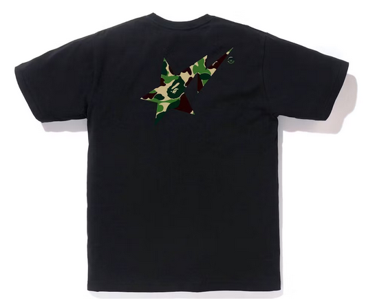 BAPE ABC Camo Bape Sta Logo Tee Black Green