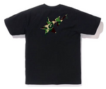 Load image into Gallery viewer, BAPE ABC Camo Bape Sta Logo Tee Black Green
