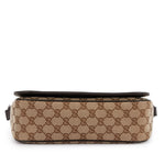 Load image into Gallery viewer, Gucci Beige GG Canvas Small Crossbody Messenger Bag Silver Hardware
