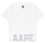 Load image into Gallery viewer, AAPE Moonface patch logo tee WHITE
