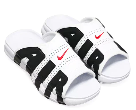 Nike Air More Uptempo Slide White Black