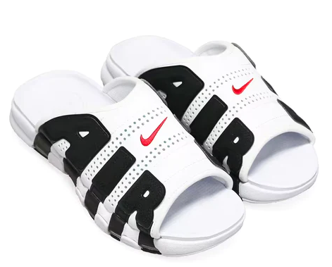 Nike Air More Uptempo Slide White Black – shoegamemanila