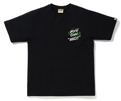 BAPE ABC Camo WGM Ape Head Tee Black/Green