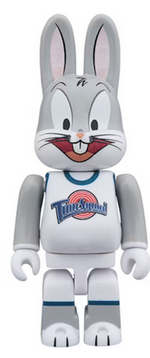 Load image into Gallery viewer, Bearbrick x Space Jam Rabbrick Bugs Bunny 100% &amp; 400% Set Grey
