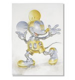 Load image into Gallery viewer, Hajime Sorayama x Disney Future Mickey Mouse A2 Poster Metallic
