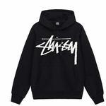 Load image into Gallery viewer, Stussy Big Stock Hood black
