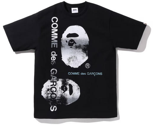 BAPE x Comme des Garcons Osaka 1 Tee Black – shoegamemanila BAPE x Comme des Garcons Osaka 1 Tee Black – shoegamemanila