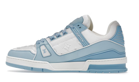 Louis Vuitton Trainer Low White Sky Blue