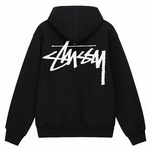Load image into Gallery viewer, Stussy Big Stock Hood black
