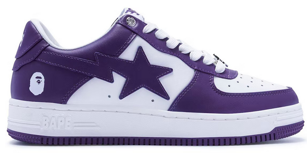 A Bathing Ape Bape Sta White Purple (2022)