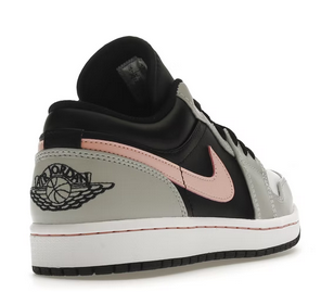 Jordan 1 Low Black Grey Pink