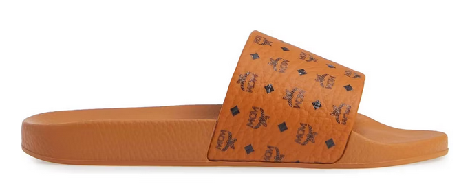 MCM Monogram Slides Brown