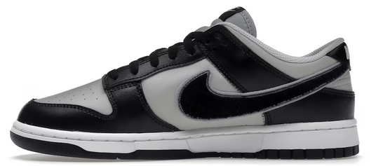 Nike Dunk Low Chenille Swoosh Black Grey