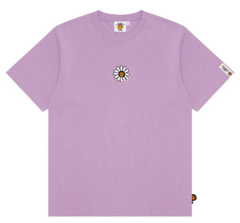 Baby Milo short sleeve Flower Tee Purple