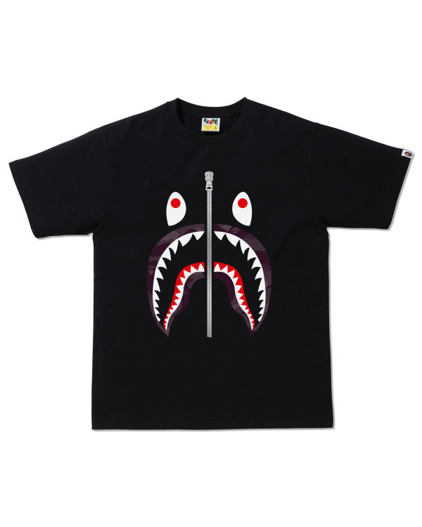 Bape Color Camo Shark tee Burgundy