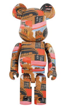 Bearbrick Andy Warhol x JEAN-MICHEL BASQUIAT #2 1000%