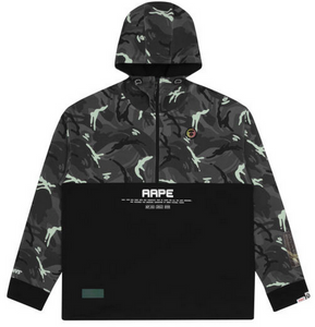 AAPE Camo logo zip jacket